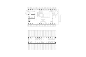 Grundriss der Unterkunft Ferienwohnpark Immenstaad am Bodensee Nurdachhaus Typ 7 ND 40