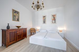 Posteľ alebo postele v izbe v ubytovaní DR Apartments - Fryderyk