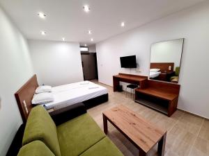 TV a/nebo společenská místnost v ubytování Family Hotel Serenity Palace