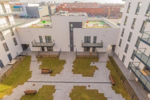 Budynek, w którym mieści się apartament