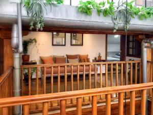 Posezení v ubytování Ñañas Hostel