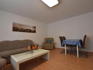 Χώρος καθιστικού στο Schönes Appartement am Meer in Rerik