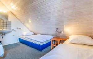 Ένα ή περισσότερα κρεβάτια σε δωμάτιο στο Ferienhaus 47 In Kirchheim