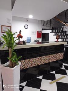Kuchyň nebo kuchyňský kout v ubytování Hotel Beijing Cartagena