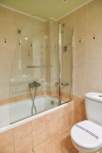 Koupelna v ubytování Nefeli Hotel