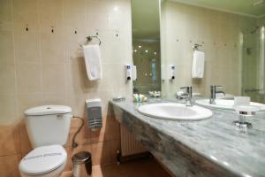 Koupelna v ubytování Nefeli Hotel
