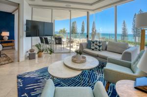 Et sittehjørne på Oceans Mooloolaba