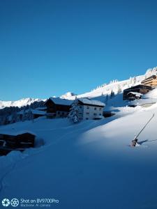 Haus Furka during the winter