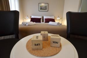Postel nebo postele na pokoji v ubytování App & Rooms Juraga