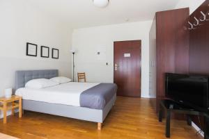 Łóżko lub łóżka w pokoju w obiekcie Apartamenty Świnoujście - Villa Stil 1