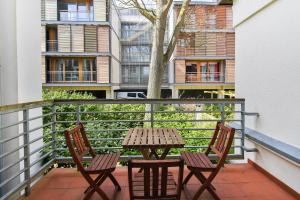 Balkon lub taras w obiekcie Apartamenty Świnoujście - Villa Stil 1