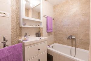Koupelna v ubytování Apartman Lidija