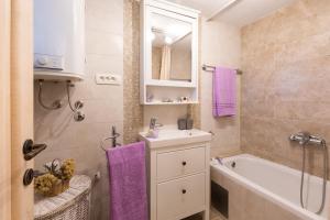 Koupelna v ubytování Apartman Lidija
