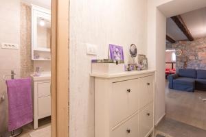Koupelna v ubytování Apartman Lidija