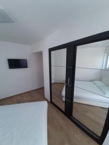 Posteľ alebo postele v izbe v ubytovaní Penthaus Apartment N&M