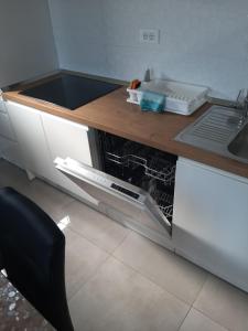 Kuchyňa alebo kuchynka v ubytovaní Penthaus Apartment N&M