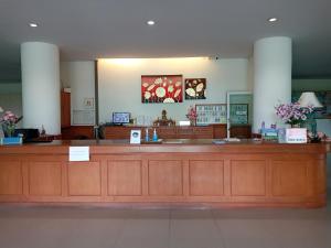 Vstupní hala nebo recepce v ubytování โรงแรมเวลลิงตัน