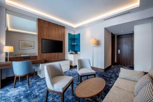 Posezení v ubytování Ambassadori Goderdzi Hotel