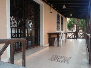 A balcony or terrace at Konak Hotel Tuzla