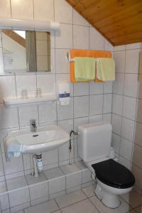Koupelna v ubytování Hotel Gai Relais + 37 fotografií