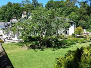 a house with a green lawn in front of it at The Lagg in Lagg