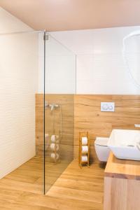 Koupelna v ubytování Hotel Penzion Kobala