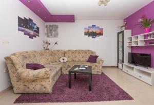 Χώρος καθιστικού στο Villa Violeta With Amazing Sea View