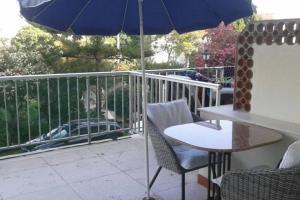 A balcony or terrace at Carihuela Park Palace Studio