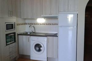 A kitchen or kitchenette at Carihuela Park Palace Studio