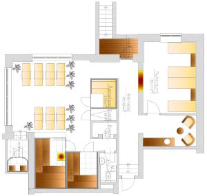 Plán poschodí v ubytovaní SCHÖNIS-Landhotel