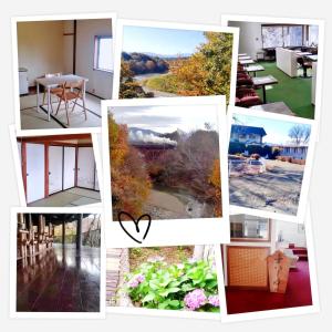 a collage of photos of different types of houses at Suijin Hotel - Vacation STAY 23125v in Chichibu