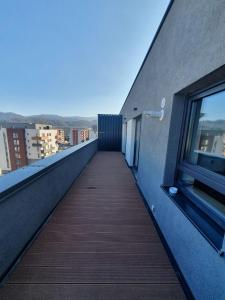 En balkon eller terrasse på Studio 70