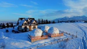 Glamping Pasieka Namiot Glamp Bukowina Tatrzańska - domki w górach v zimě