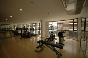 Fitness centrum a/nebo fitness zařízení v ubytování Rangsit Apartment II