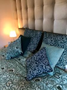 Ein Bett oder Betten in einem Zimmer der Unterkunft Le Chalet de Marguerite