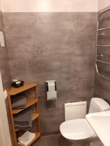 Koupelna v ubytování Hotell S:t Olof