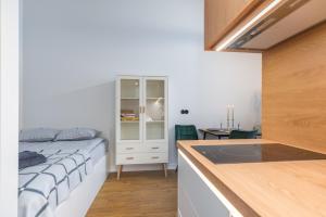 Postel nebo postele na pokoji v ubytování Cosy Duo Loft - self check-in