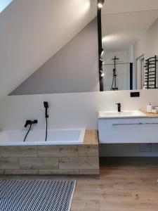 Koupelna v ubytování Hygge House