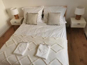 Postel nebo postele na pokoji v ubytování Hygge House