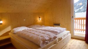 Postel nebo postele na pokoji v ubytování Chalet Triebenstein