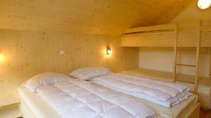 Postel nebo postele na pokoji v ubytování Chalet Triebenstein