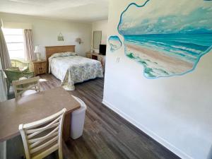 Voodi või voodid majutusasutuse Surf Studio Beach Resort toas