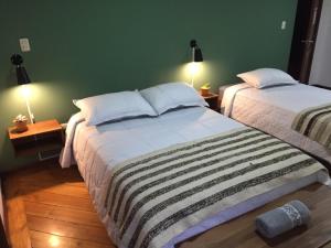 Letto o letti in una camera di Ñañas Hostel