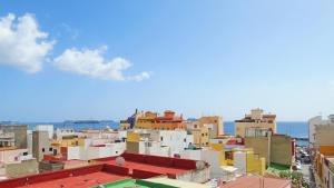 a view of a city with buildings at Fleitas Penthouse with terrace in San Andrés