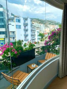 Balkón nebo terasa v ubytování Illyrian Boutique Hotel