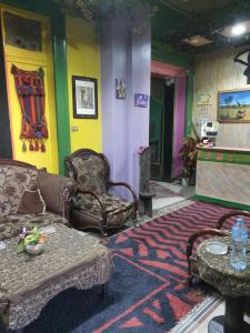 Posezení v ubytování African House Hostel