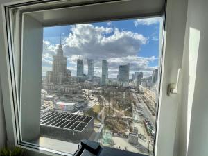 Výhľad na mesto Varšava alebo výhľad na mesto priamo z apartmánu