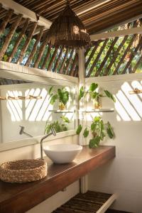 Een badkamer bij Muita Paz