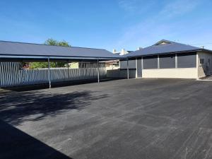 an empty parking lot in front of a building at The Bend Abode in Tailem Bend
