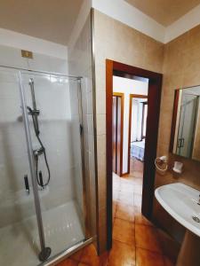 ห้องน้ำของ Comano Terme Apart